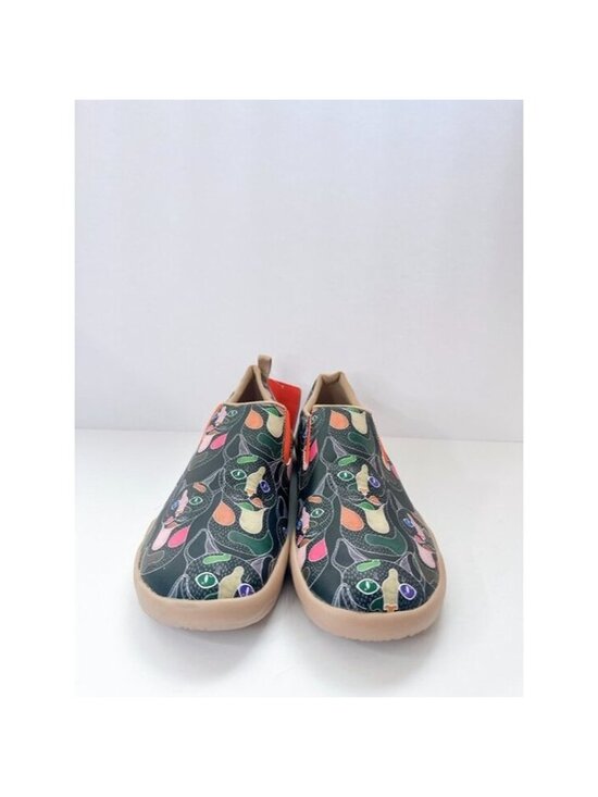 Size 12 Mens UIN Leopard Cat Slip-On Flats Artistic Print Comfort Casual Shoes main image 5